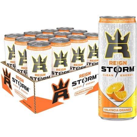 REIGN STORM ENERGY VALENCIA ORANGE, 12OZ