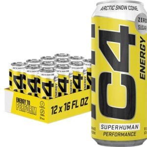 C4 ENERGY ZERO ARTIC SNOWCONE, 16OZ, 12 PACK