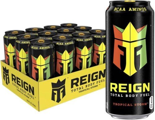 REIGN ENERGY TROPICAL STORM, 16OZ