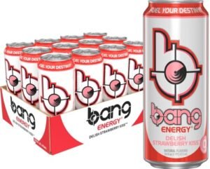 BANG ENERGY DELISH STRAWBERRY KISS, 16OZ