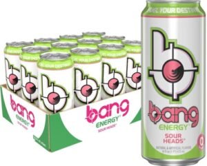 BANG ENERGY SOUR HEADS, 16OZ