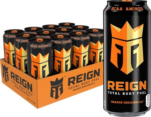 REIGN ENERGY ORANGE DREAMSICLE, 16OZ