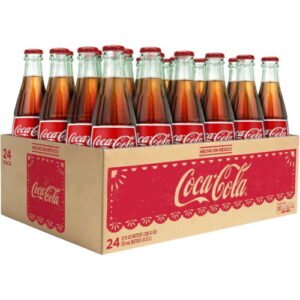 COKE IMPORT GLASS BOTTLES, 16.9OZ (500ML)