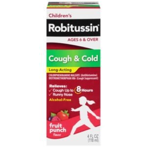 ROBITUSSIN LONG ACTING FRUIT PUNCH 4OZ WHOLESALE