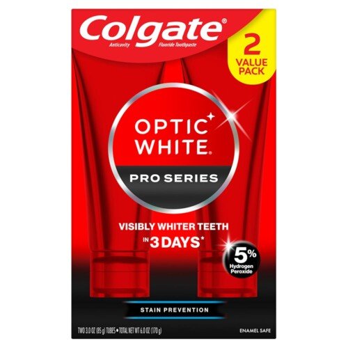COLGATE PRO SERIES OPTIC WHITE STAIN PREVENTION 2PK 3OZ WHOLESALE