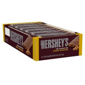 HERSHEY ALMOND CHOCOLATE CANDY 36PK WHOLESALE WHOLESALE