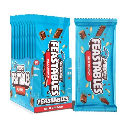 FEASTIBLE MILK CHOCOLATE 10PK 2.1OZ WHOLESALE