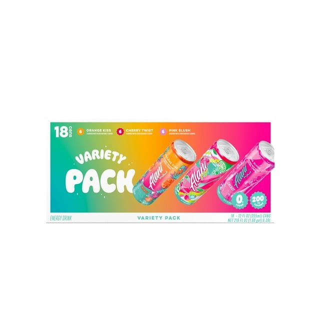 Alani Variety Pack Orange Cherry Pink 18PK WHOLESALE