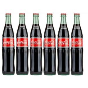 COKE IMPORT GLASS BOTTLES, 16.9OZ (500ML) WHOLESALE