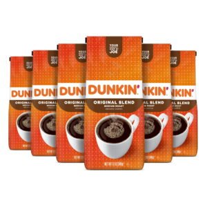 DUNKIN ORIGINAL GROUND COFFEE 12OZ 6PK WHOLESALE