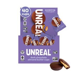 UNREAL CHOCOLATE ALMOND BUTTER 0.5OZ 40PK WHOLESALE