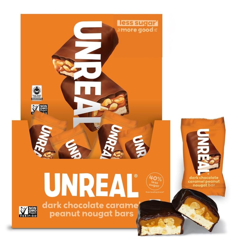 UNREAL CHOCOLATE CARMEL PEANUT 0.67OZ 30PK WHOLESALE