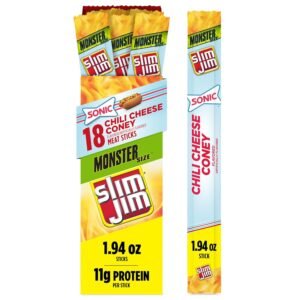 Slim Jim Sonic Chilli Cheese 18PK WHOLESALE