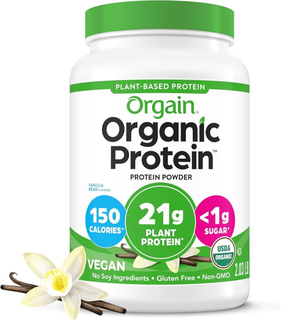 ORGAIN PROTEIN VANILLA 43.8OZ WHOLESALE