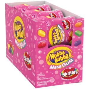 HUBBA BUBBA SKITTLES MINI 40PK 6PK WHOLESALE