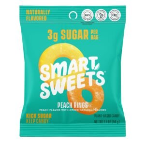 SMART SWEETS PEACH RING 1.8OZ 12PK WHOLESALE