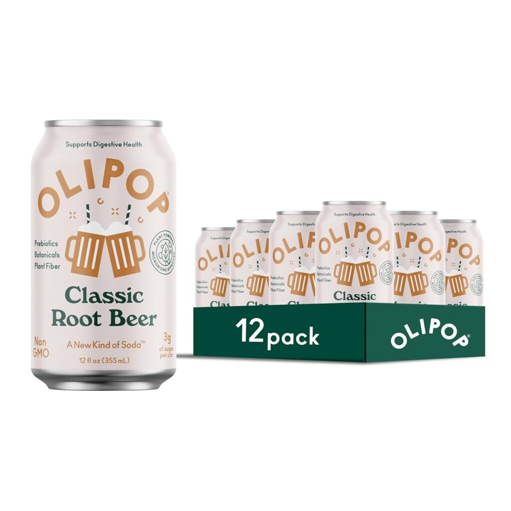 OLIPOP SODA ROOT BEER 12OZ WHOLESALE