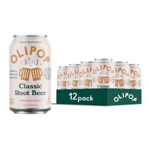 OLIPOP SODA ROOT BEER 12OZ WHOLESALE