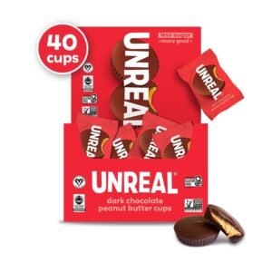 UNREAL CHOCOLATE PEANUT BUTTER 0.5OZ 40PK WHOLESALE