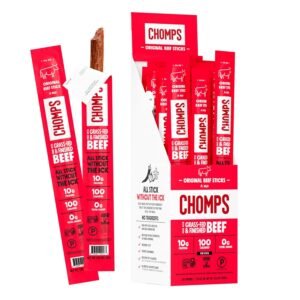 CHOMPS ORIGINAL BEEF STICKS 1.15OZ 24PK WHOLESALE