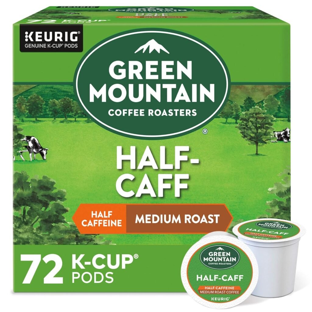 GREEN MOUNTAIN HALF CAFF MEDIUM 72PK WHOLESALE
