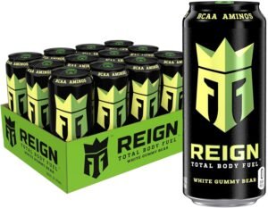 REIGN ENERGY WHITE GUMMY WORM 16OZ WHOLESALE