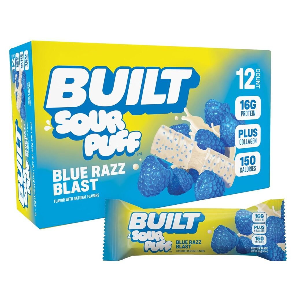 BUILT PROTEIN BLUE RAZZ BLAST 1.41OZ 12PK WHOLESALE