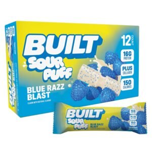 BUILT PROTEIN BLUE RAZZ BLAST 1.41OZ 12PK WHOLESALE