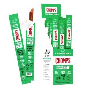 CHOMPS JALAPENO BEEF STICKS 1.15OZ 24PK WHOLESALE