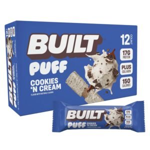 BUILT PROTEIN COOKIES N' CREAM 1.41OZ 12PK WHOLESALE