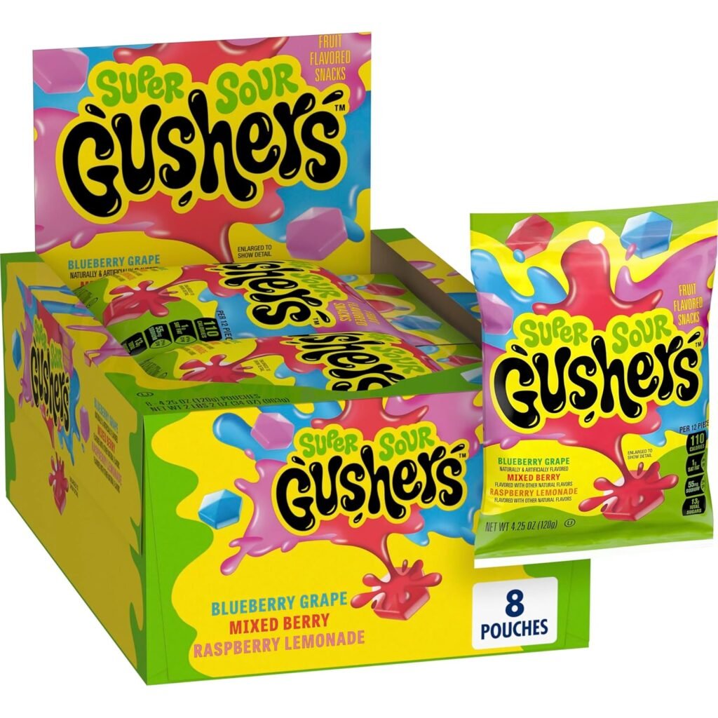 GUSHERS WATERMELON SOUR APPLE 4.25OZ 8PK WHOLESALE