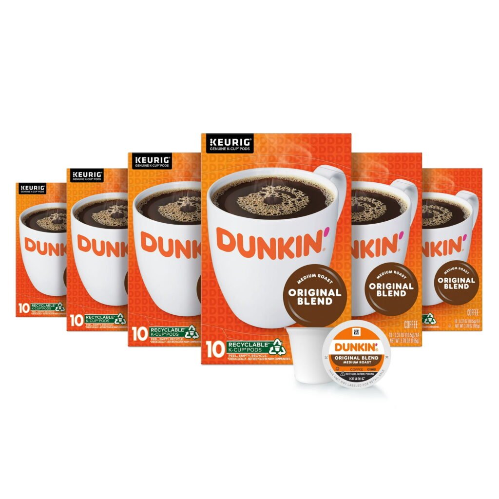 DUNKIN ORIGINAL MEDIUM 60PK KCUP WHOLESALE