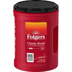 FOLGERS CLASSIC ROAST COFFEE 43.5OZ WHOLESALE