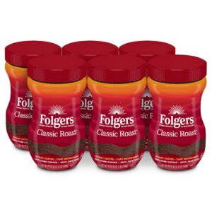 FOLGERS CLASSIC INSTANT 12OZ 6PK WHOLESALE