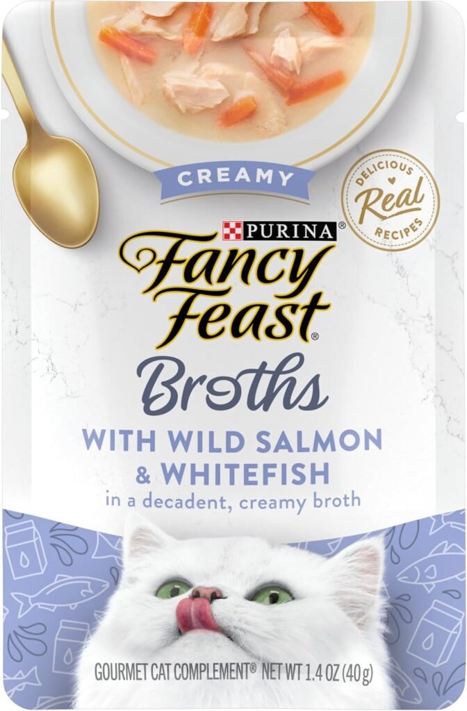 Fancy Feast 1.4 Oz Creamy Broths With Wild Salmon And Whitefish WHOLESALE