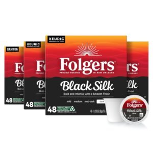 Folgers Black Silk 48PK K Cups WHOLESALE