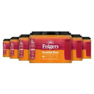 Folgers Breakfast Blend 22.6oz 6PK WHOLESALE