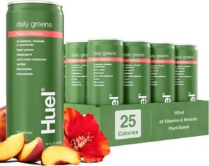 Huel Daily Green Peach Hibiscus 12oz WHOLESALE