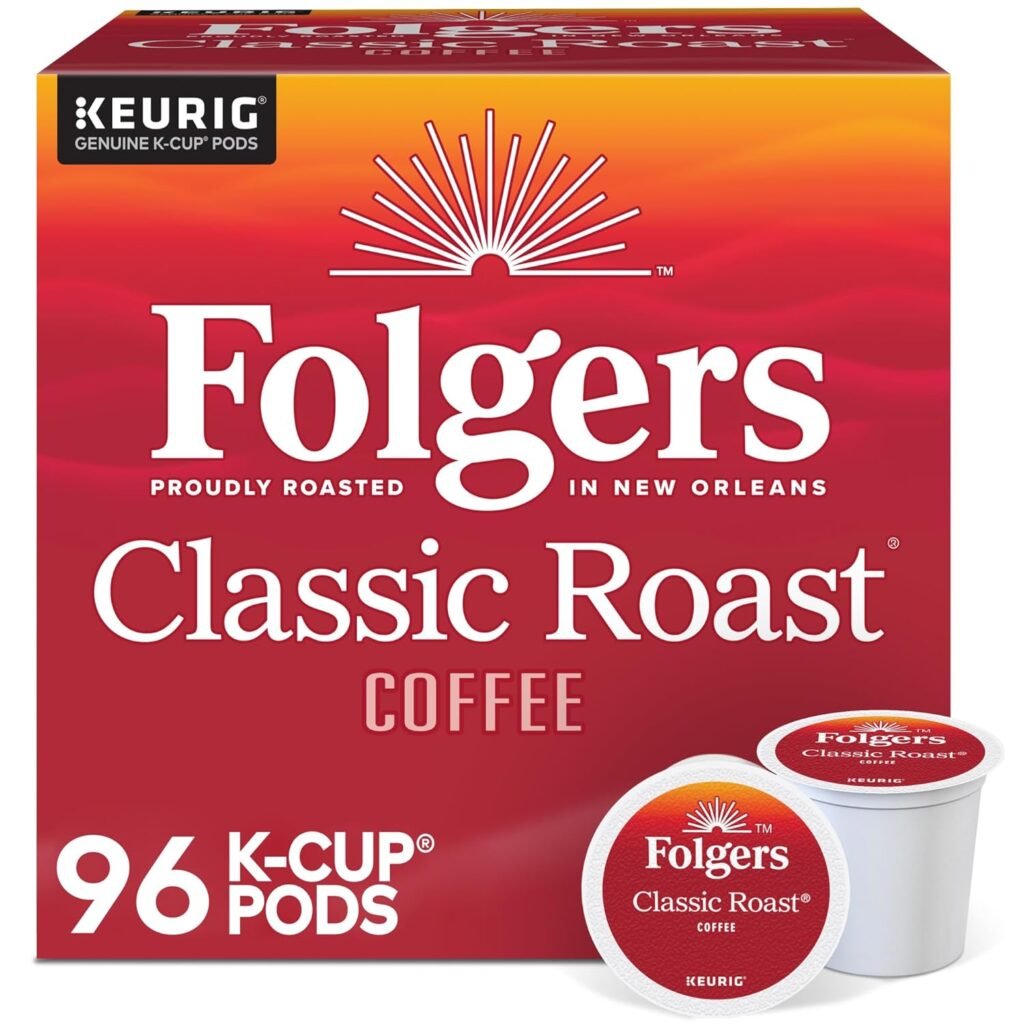 Folgers Classic Roast 96PK K Cups WHOLESALE