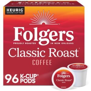 Folgers Classic Roast 96PK K Cups WHOLESALE