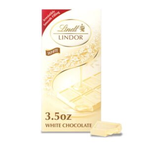 LINDOR White Chocolate Truffle Bar (3.5 oz) 12PK WHOLESALE
