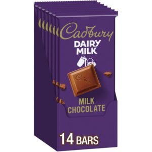 Cadbury Candy Bars Dairy Milk 3.5Oz Box 14CT WHOLESALE