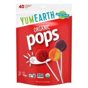 Yum Earth Lollipop 40 Count Bag WHOLESALE