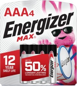 Energizer MAX AAA Batteries, 4 Pack WHOLESALE