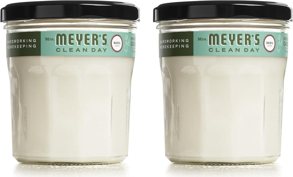 Mrs Meyer Basil Candle 7.2oz 2PK WHOLESALE