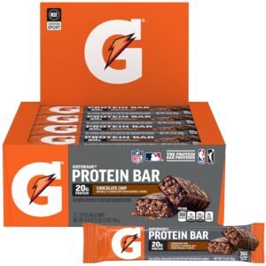 Gatorade Protein Bar Chocolate Chip Box 12CT WHOLESALE