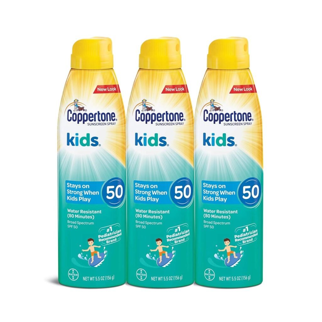 Coppertone Kids Spray SPF50 5.5oz 3-Pack WHOLESALE