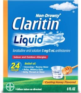 CLARITIN 10mg COOLING HONEY SYRUP 8oz WHOLESALE