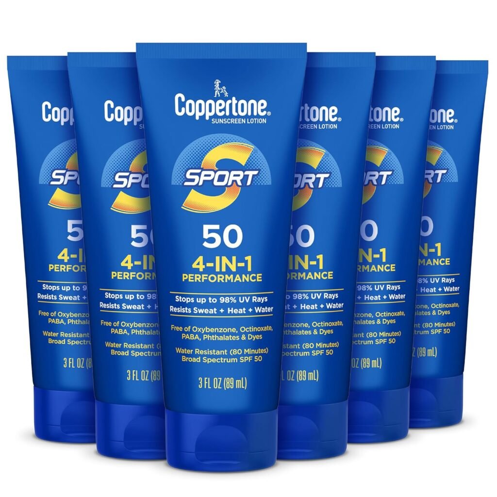 Coppertone Sport Lotion SPF50 3oz 6-Pack WHOLESALE
