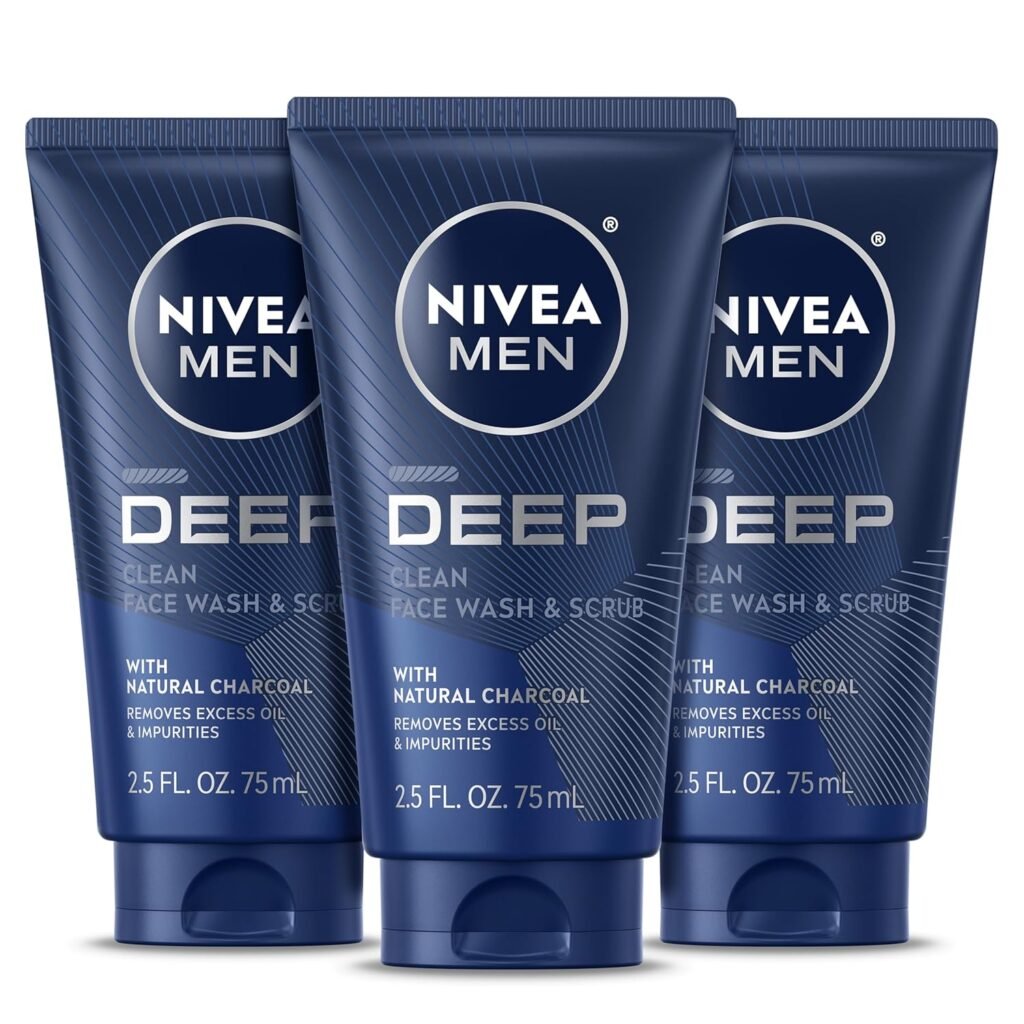 NIVEA Men Deep Face Scrub 2.5oz WHOLESALE